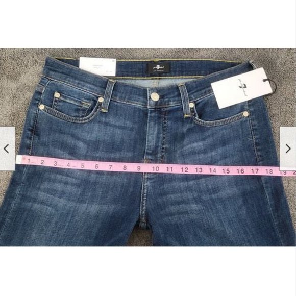 NWT 7 for All Mankind Dojo Wide Leg Jeans 30 Nordica - Picture 11 of 14